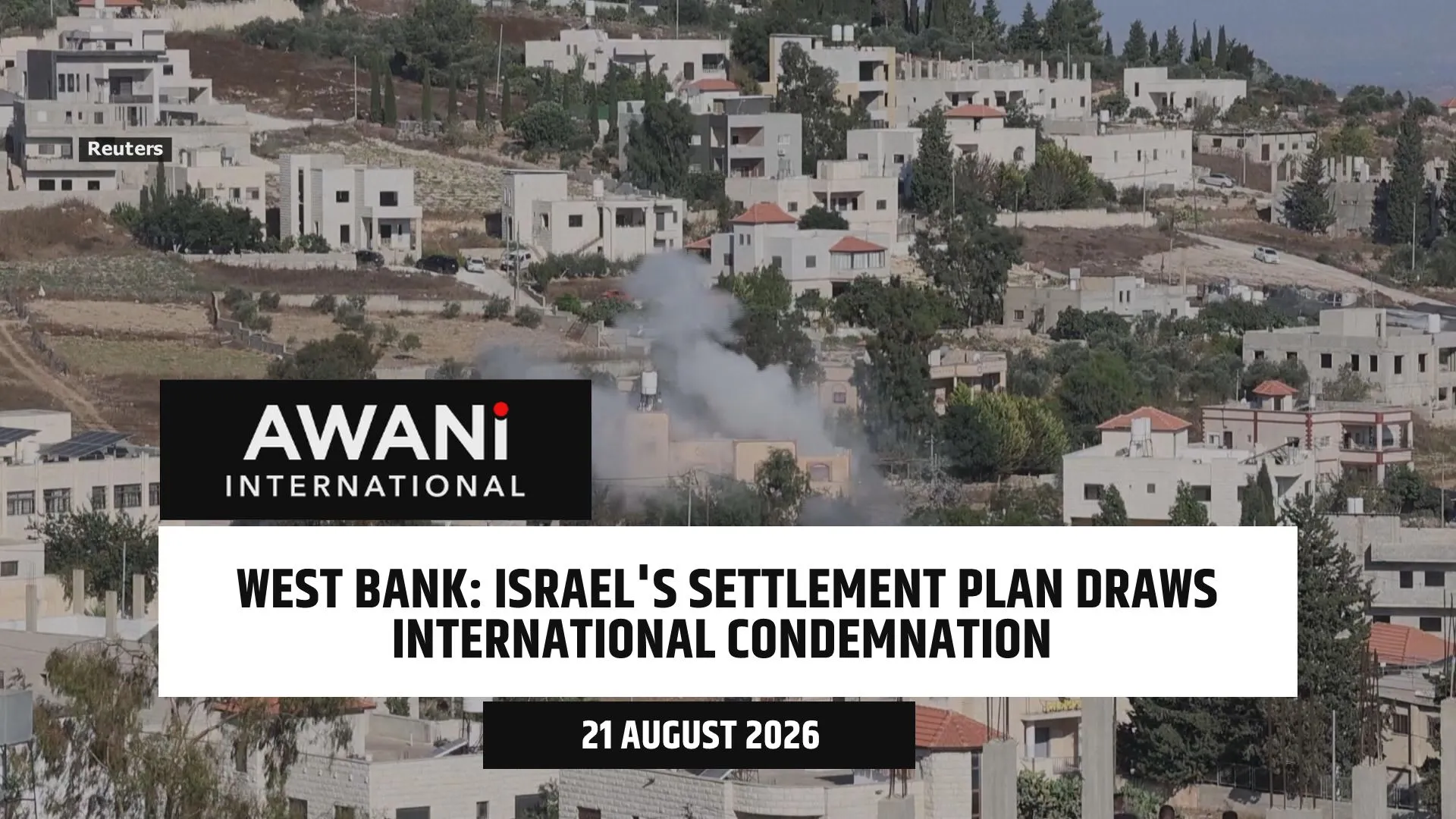 Israel's settlement plan draws international condemnation