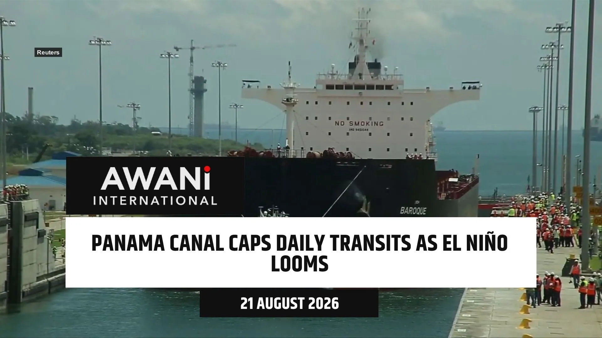 Panama Canal caps daily transits as El Niño looms