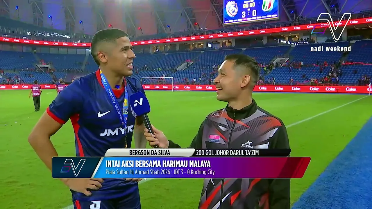 Bergson turun aksi pertama bersama Johor Darul Ta'zim selaku pemain naturalisasi