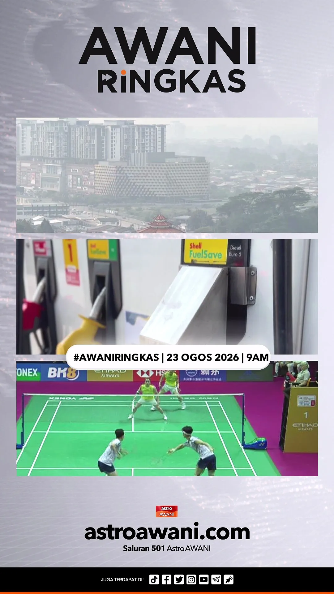 #AWANIRingkas 23 Ogos 2026 | 9AM