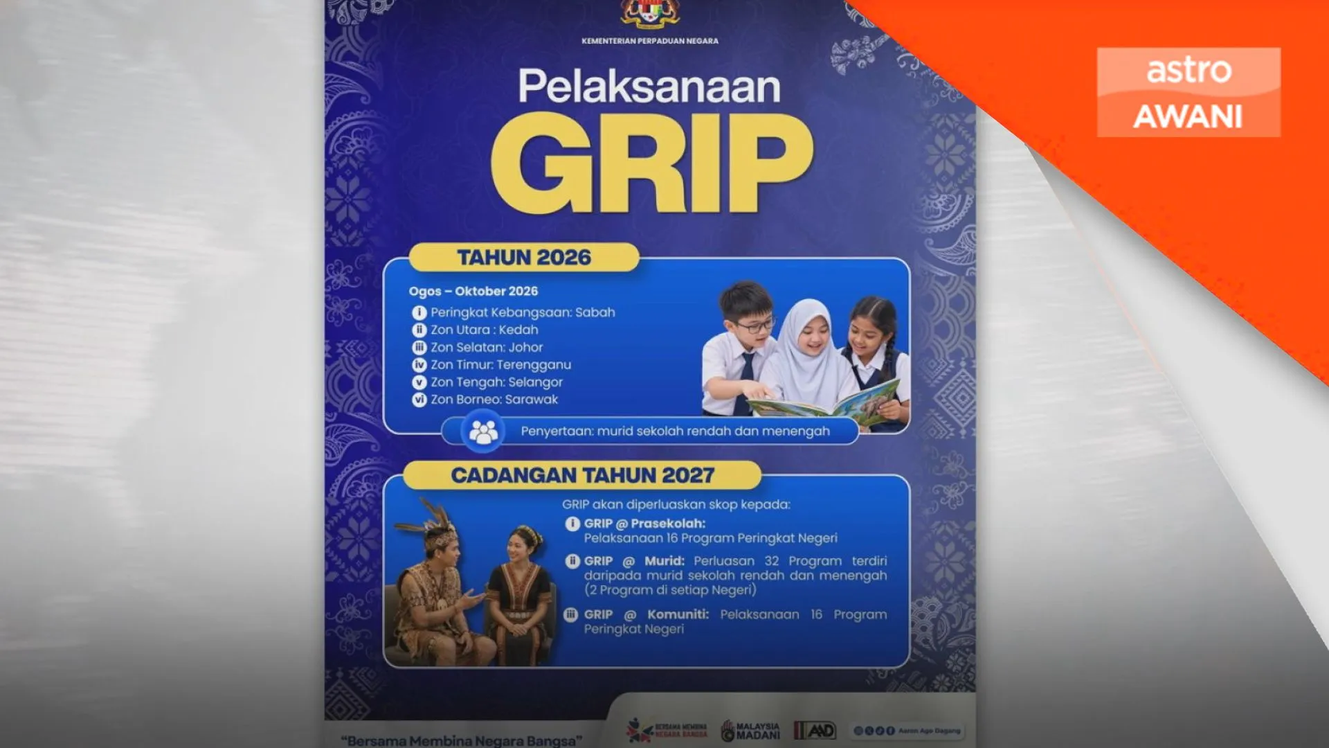 GRIP perkukuh pendidikan perpaduan dalam kalangan generasi muda