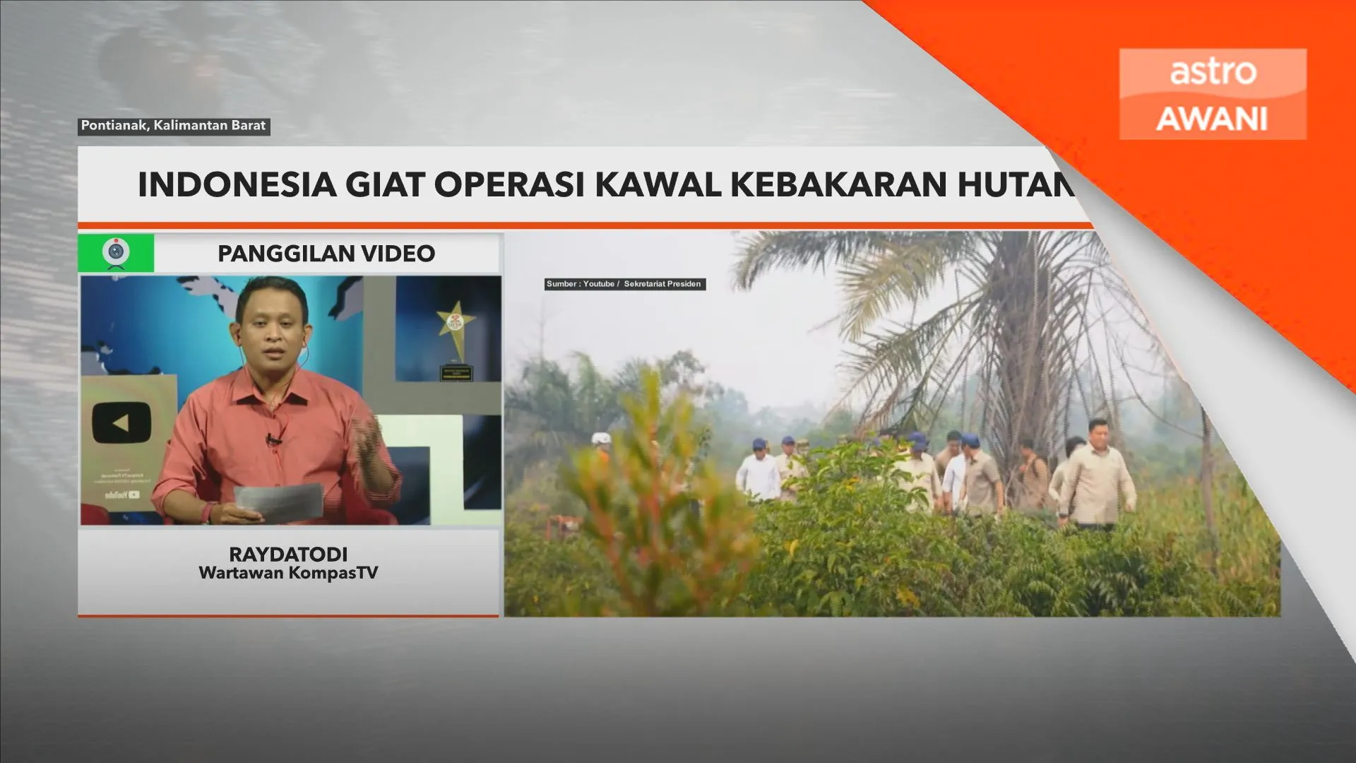 Indonesia giat operasi kawal kebakaran hutan, tanah