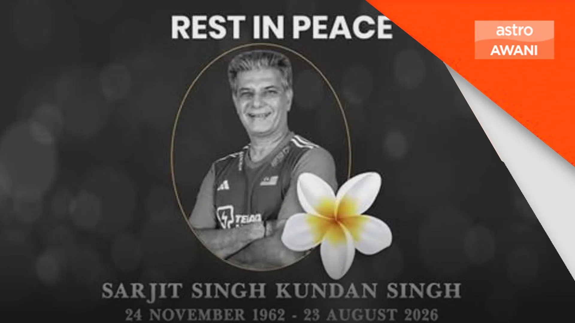 Legenda hoki Malaysia, Sarjit Singh meninggal dunia pada usia 63 tahun