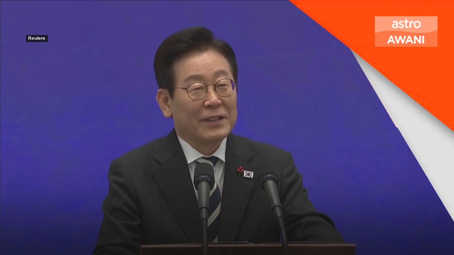 Sokongan Lee Jae Myung jatuh ke paras terendah