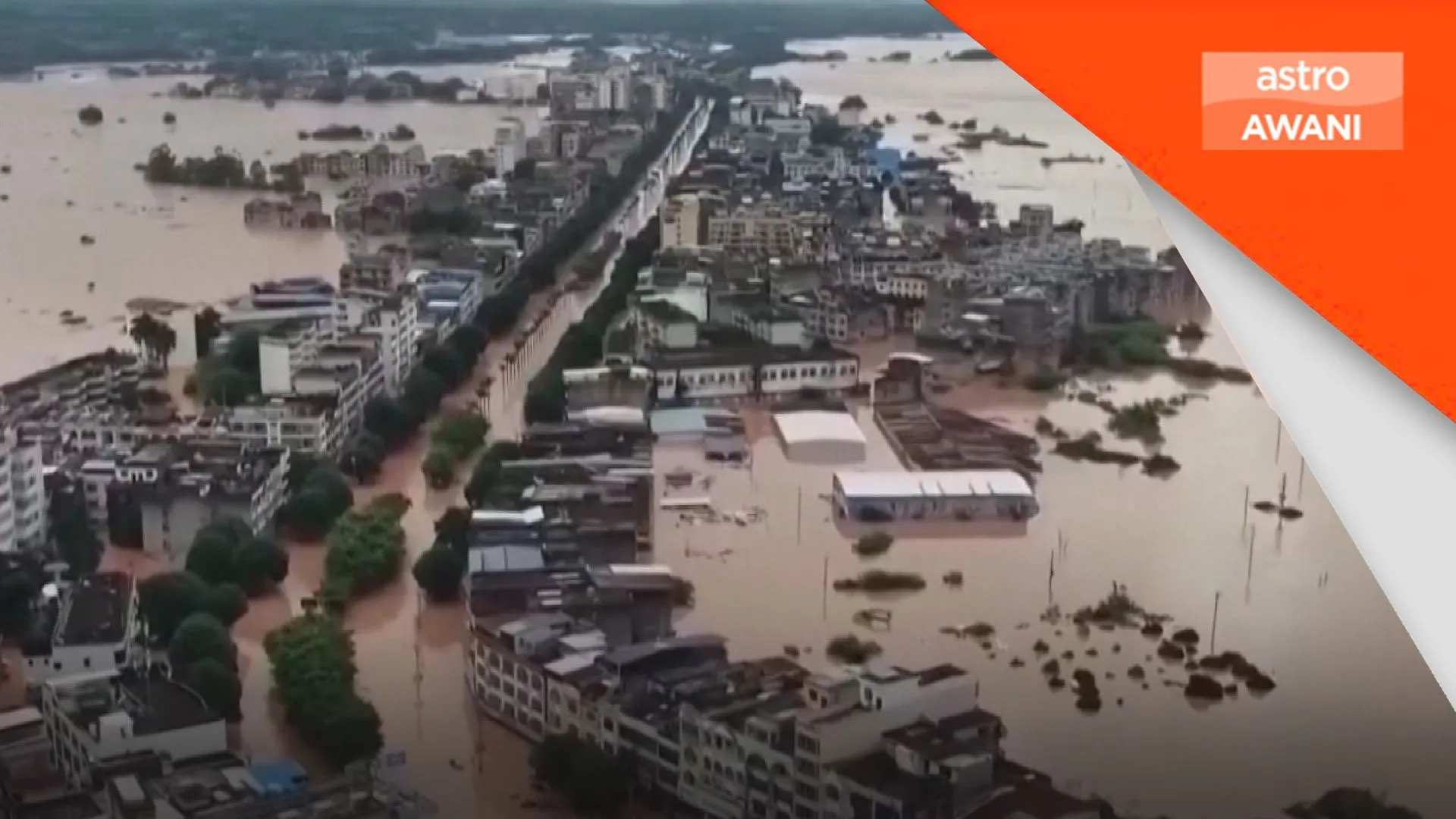 54,000 penduduk dipindahkan susulan banjir besar di Guangxi