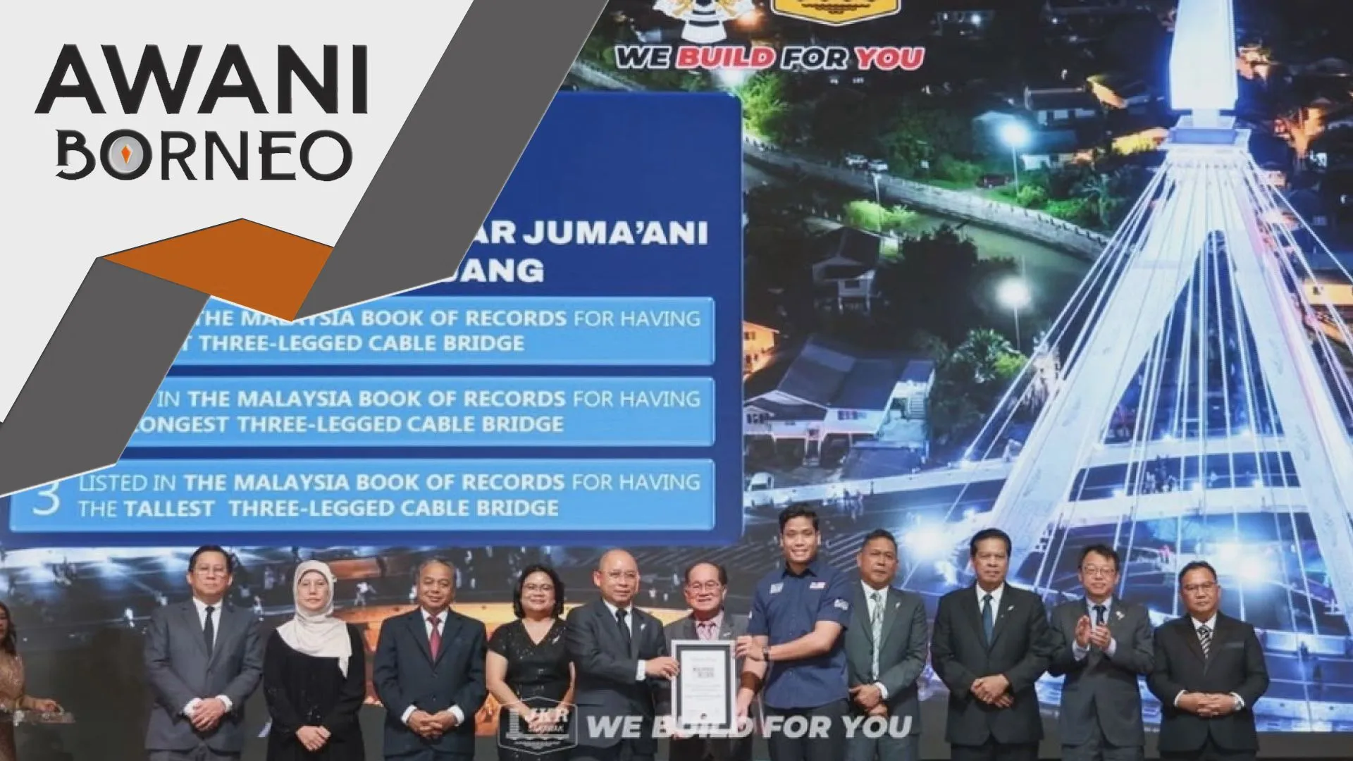 The Malaysia Book Of Records iktiraf Jambatan Datuk Amar Juma'ani