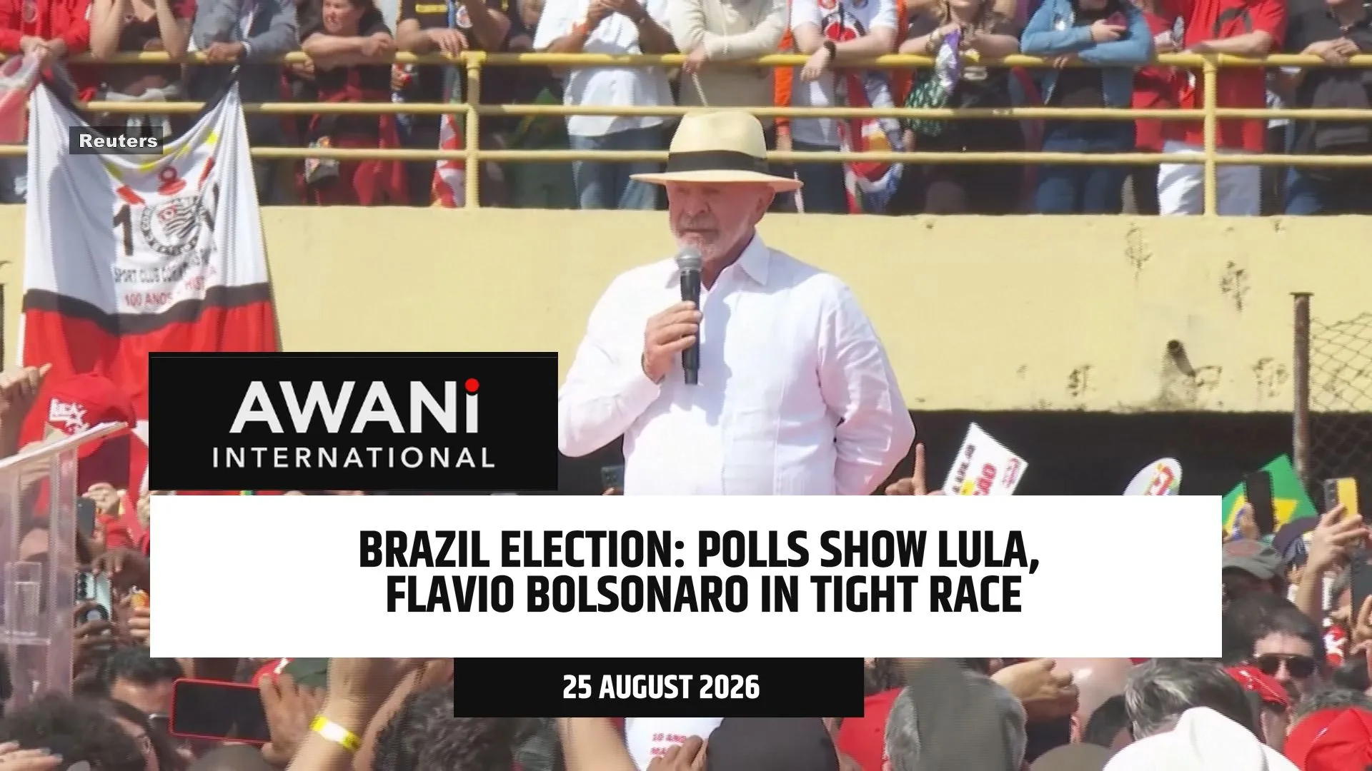Polls show Lula, Flavio Bolsonaro neck and neck ahead of October election