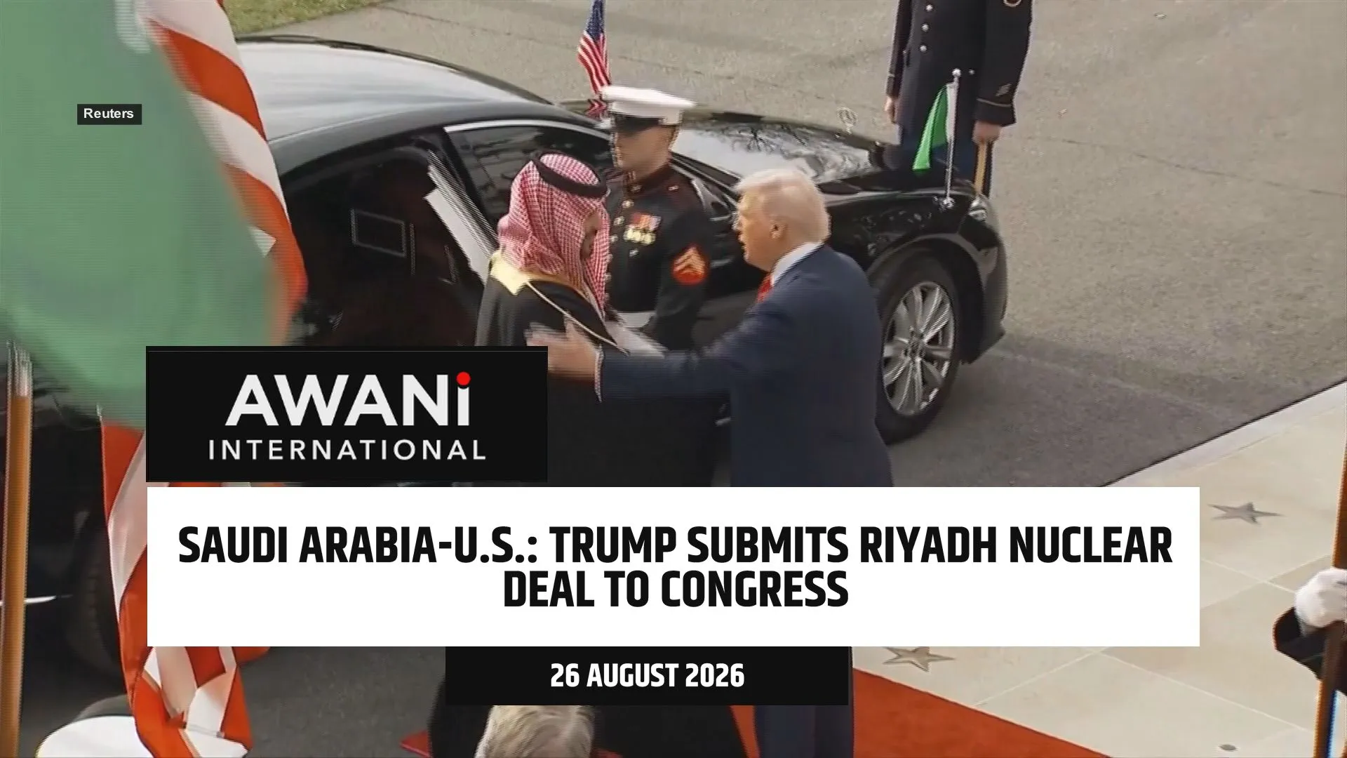 Trump submits Riyadh nuclear deal to Congress