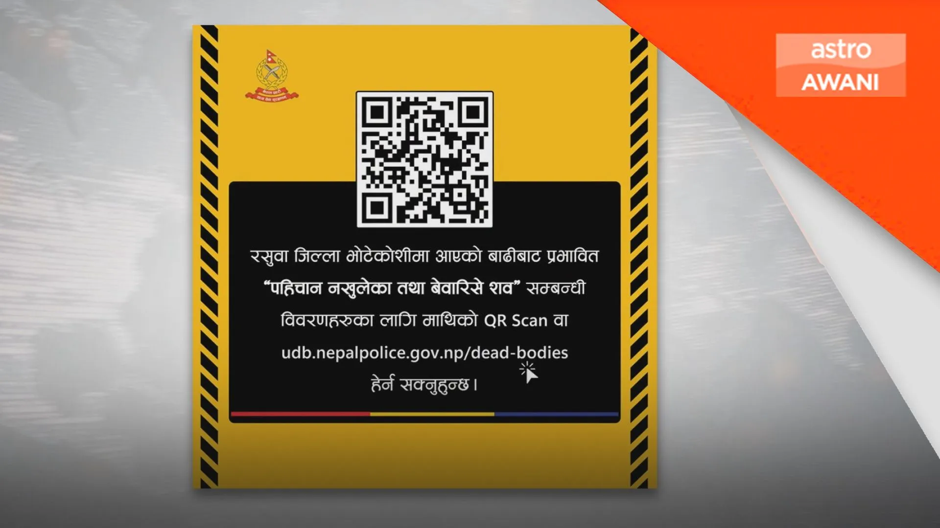 Polis Nepal senarai 23 rakyat Malaysia masih hilang