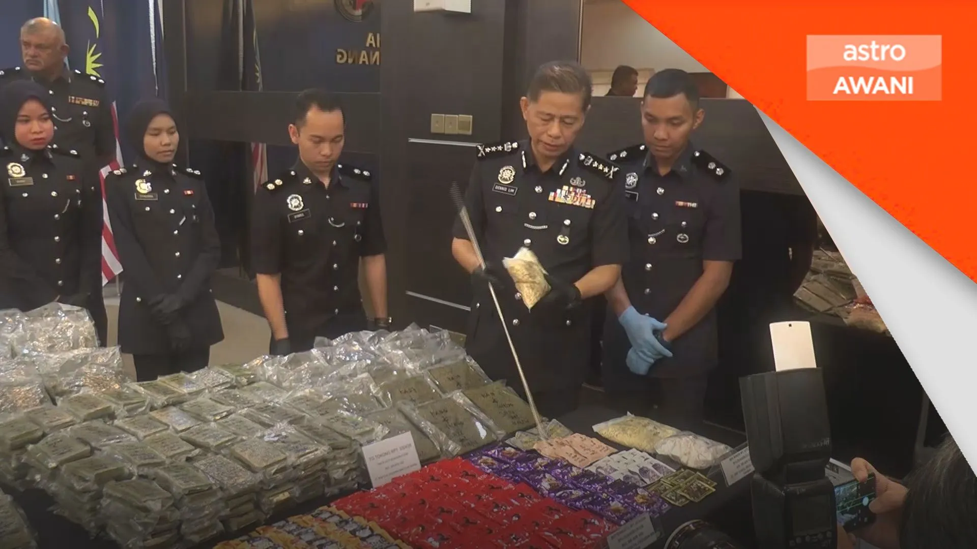 Tiga sindiket dadah tumpas, rampasan bernilai RM3.2 juta