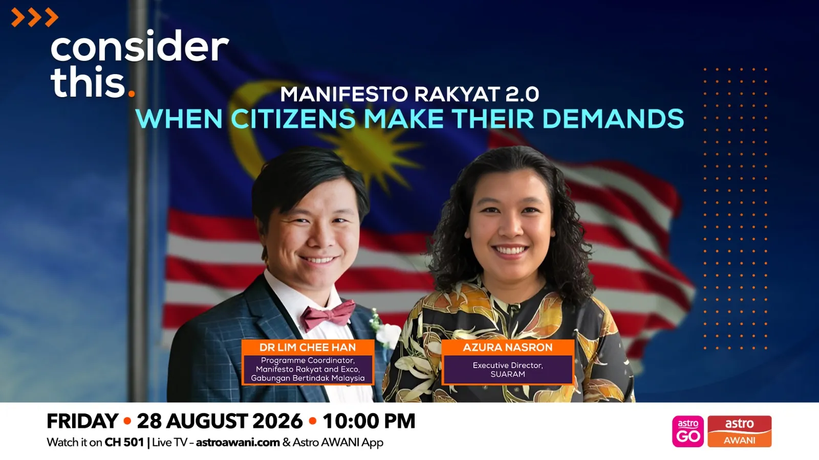 Consider This: Manifesto Rakyat 2.0 — When Citizens Make Their Demands