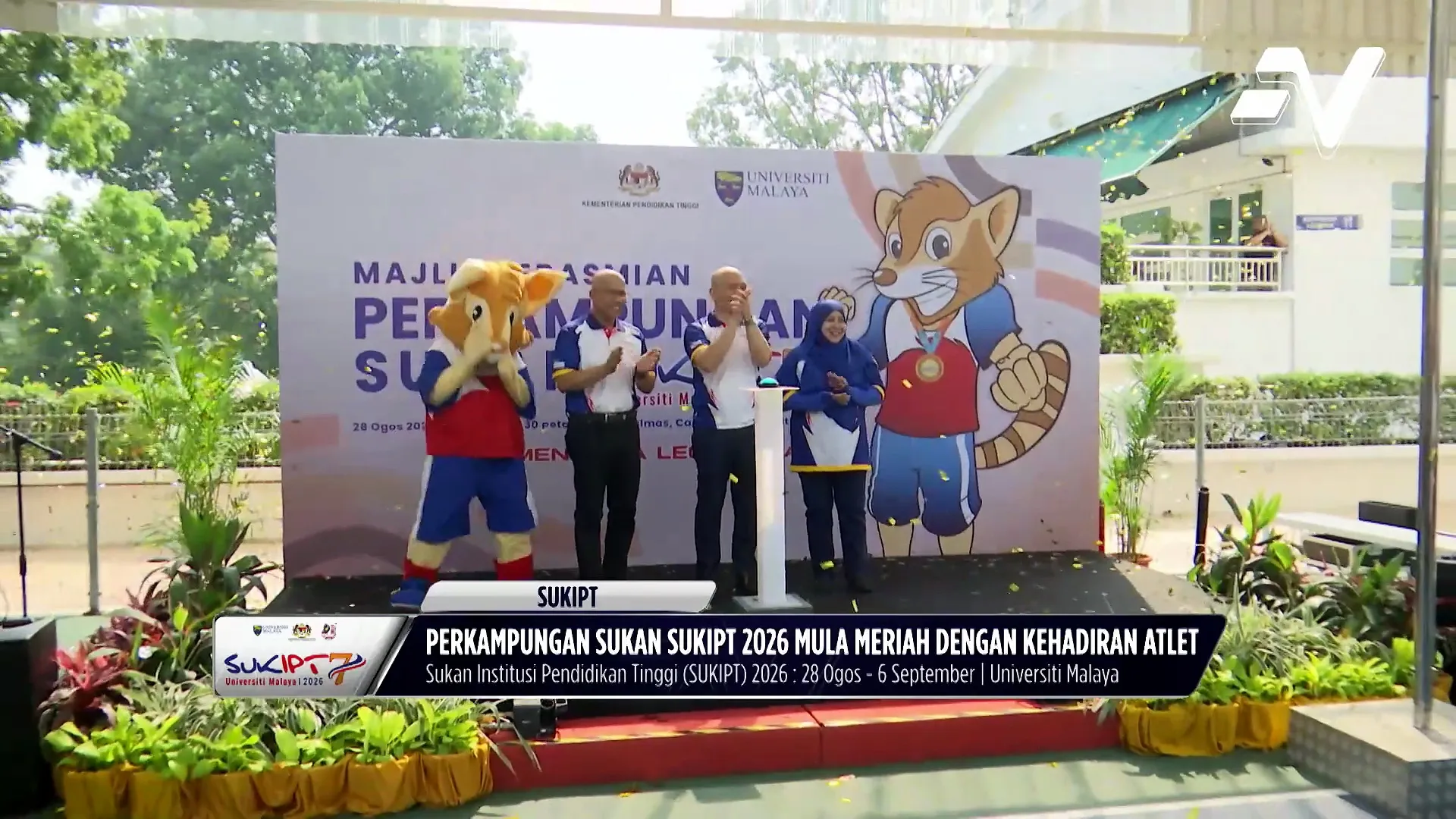 Perkampungan sukan SUKIPT 2026 kini meriah dengan kehadiran atlet dan juga pegawai daripada pusat pengajian tinggi yang bertanding