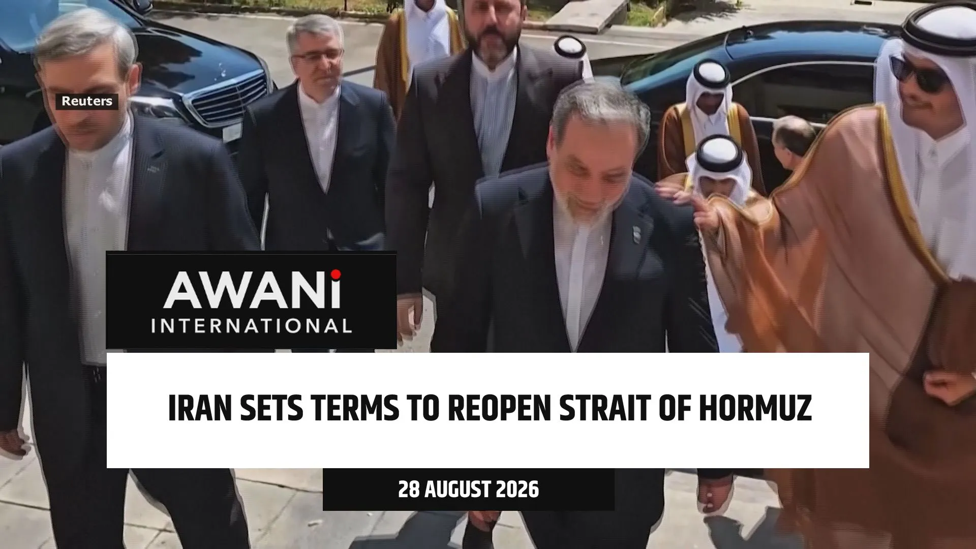 Iran sets terms to reopen Strait of Hormuz