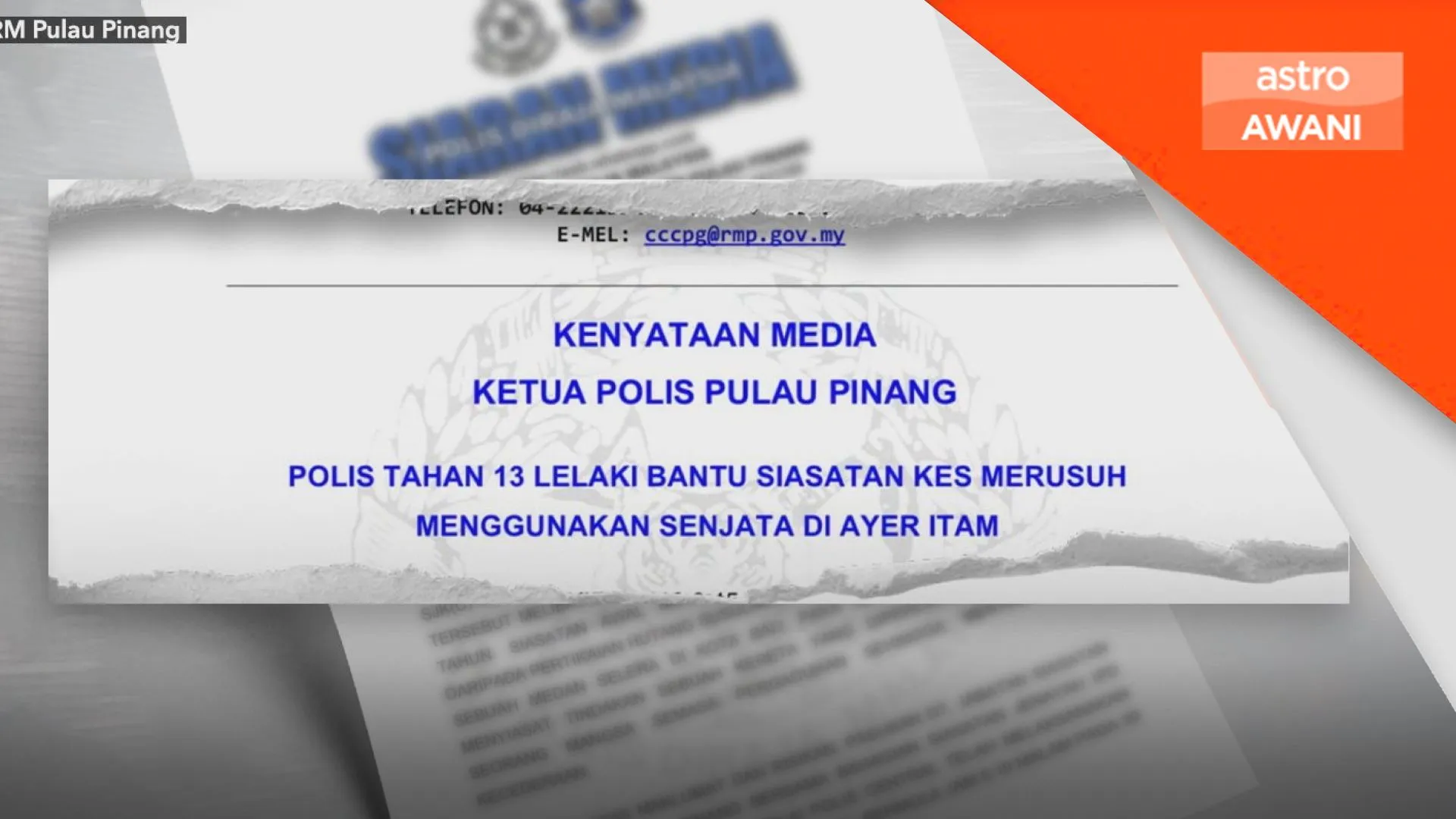 13 lelaki termasuk tiga remaja ditahan terbabit kes pergaduhan