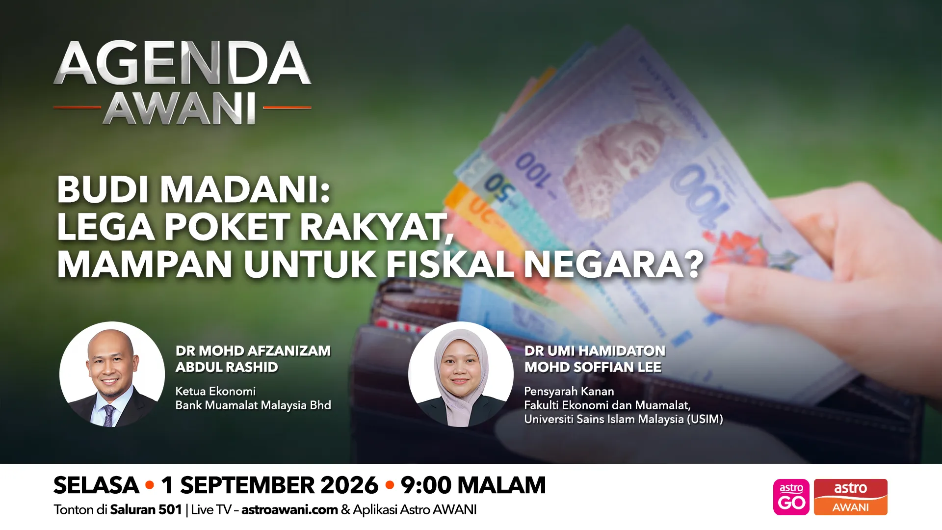 Agenda AWANI: Budi Madani | Lega poket rakyat, mampan untuk fiscal negara?