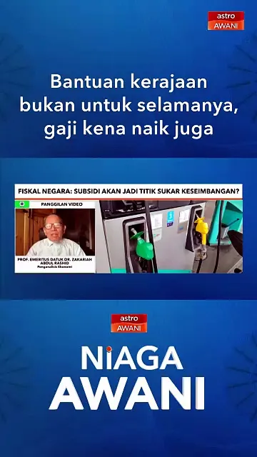 Bantuan kerajaan bukan untuk selamanya, gaji kena naik juga