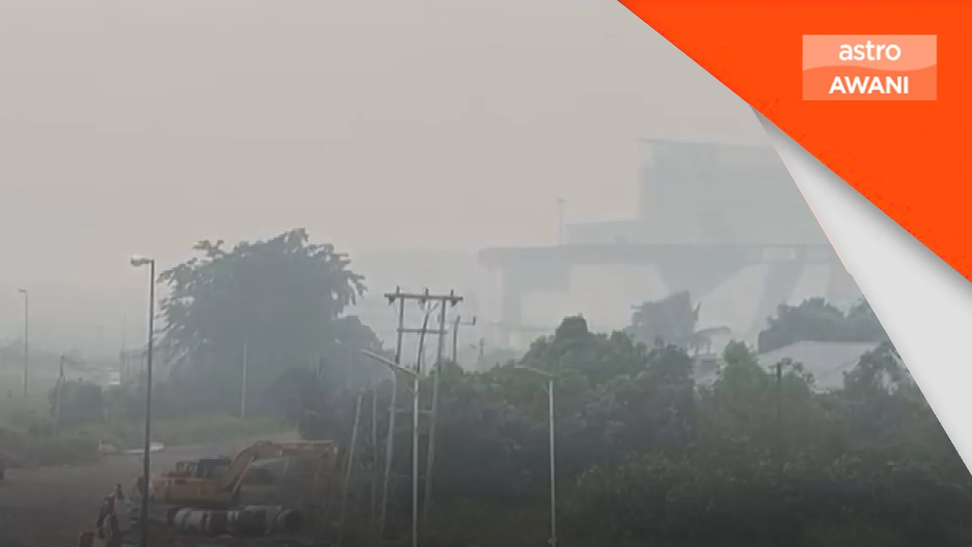 Angin barat daya terus ‘heret’ asap ke Sarawak seminggu lagi