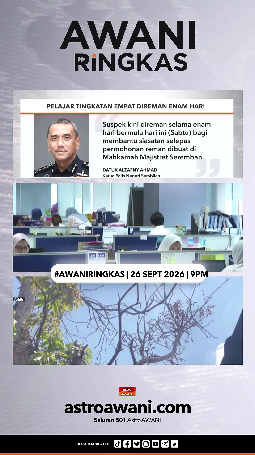 #AWANIRingkas 26 September 2026 | 9PM