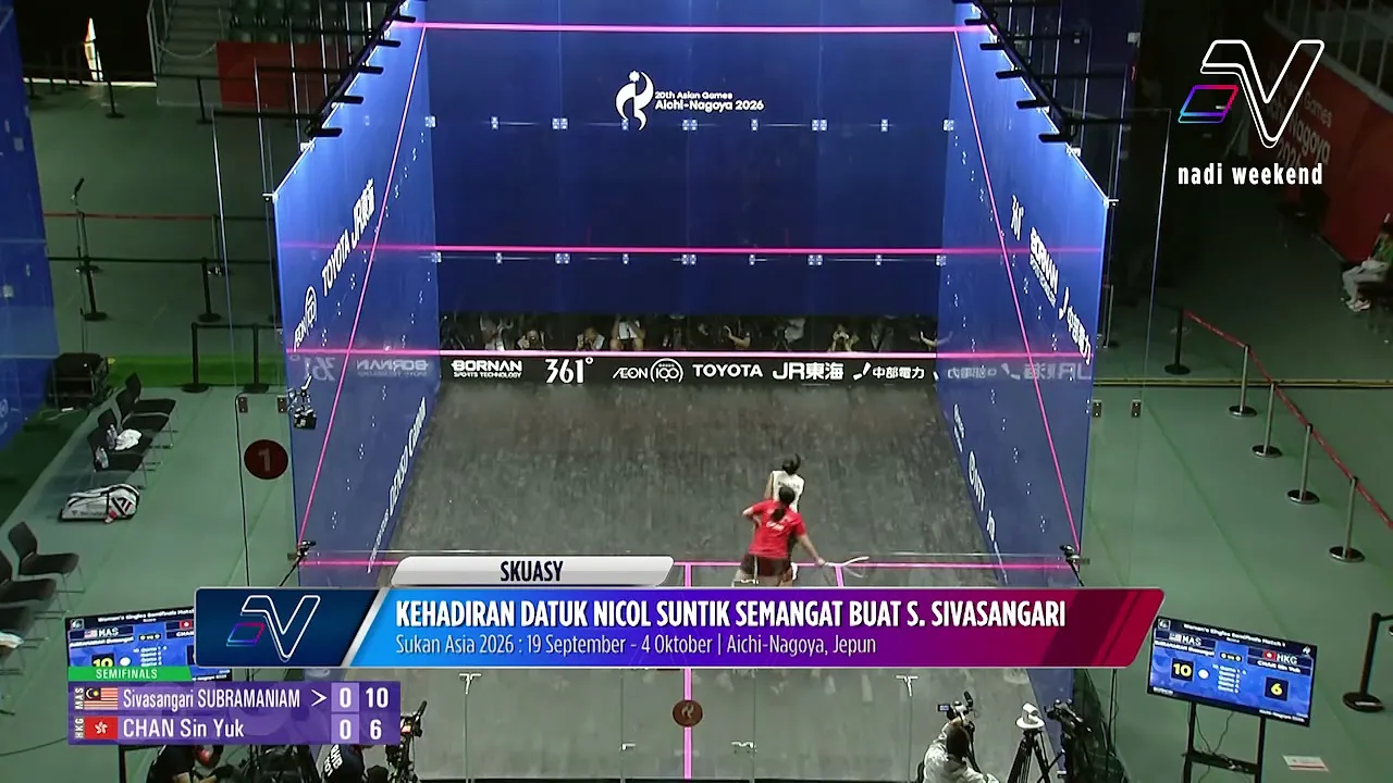 Kehadiran Datuk Nicol Ann David suntik semangat luar biasa untuk Sivasangari
