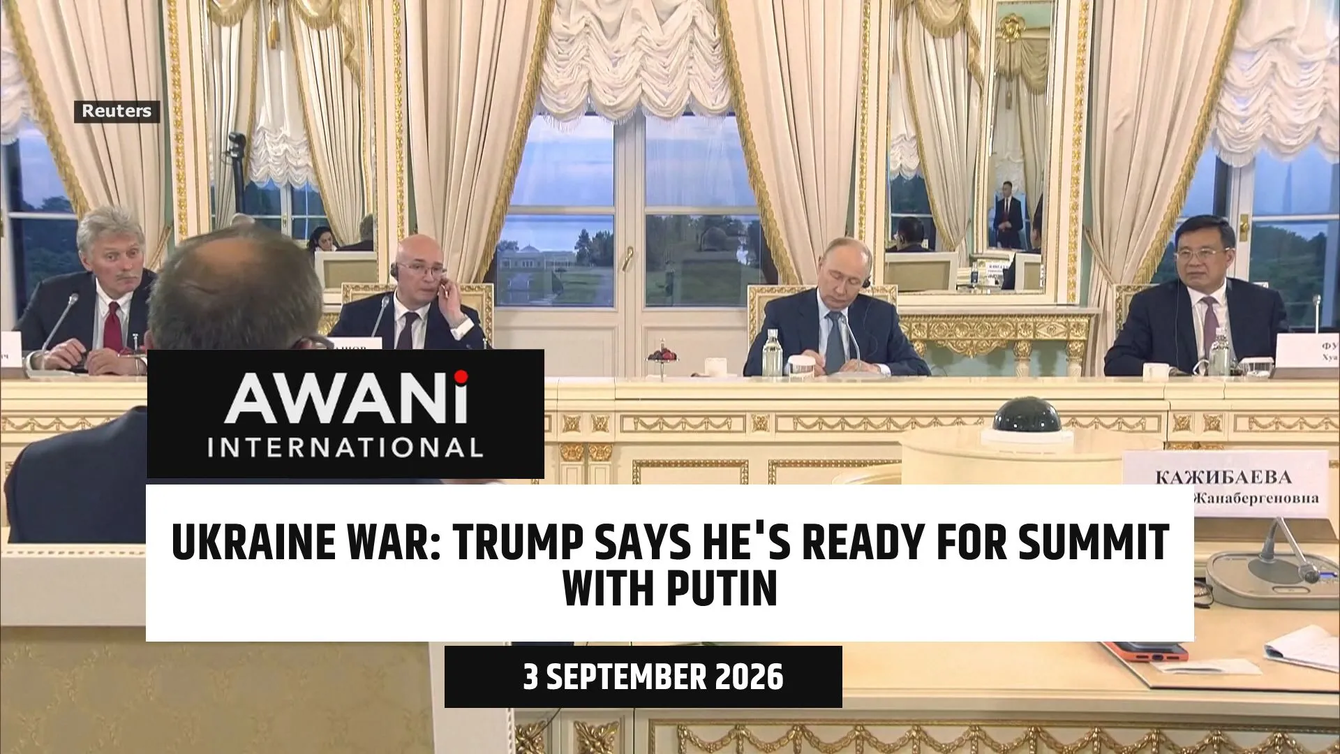 Trump says he's ready for summit with Putin