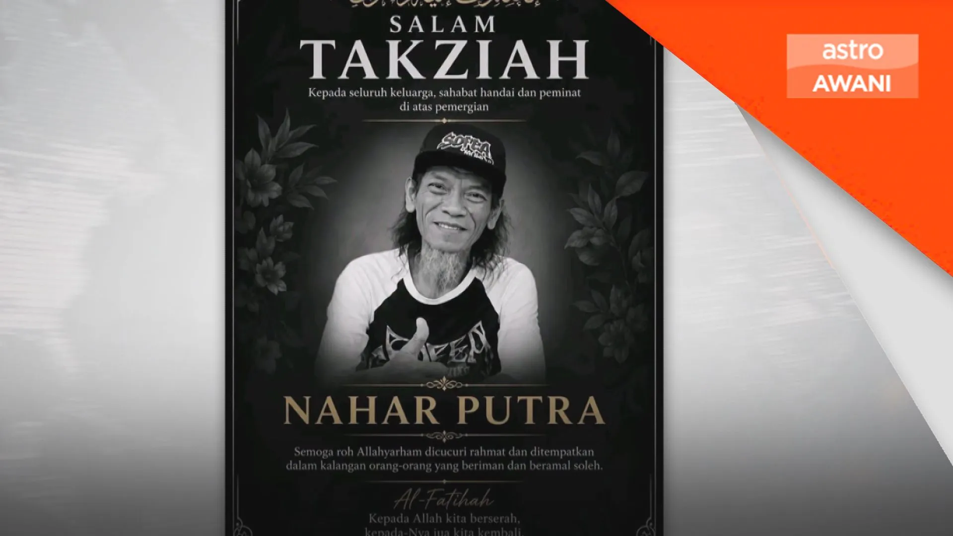 Pemain dram kumpulan rock Sofea, nahar meninggal dunia