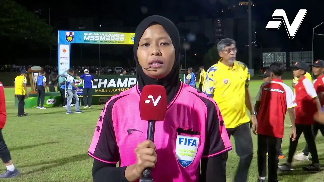 Munirah Ha Ali bertanggungjawab pastikan kelancaran perlawanan bola sepak di Kejohanan Bola Sepak MSSM 2026