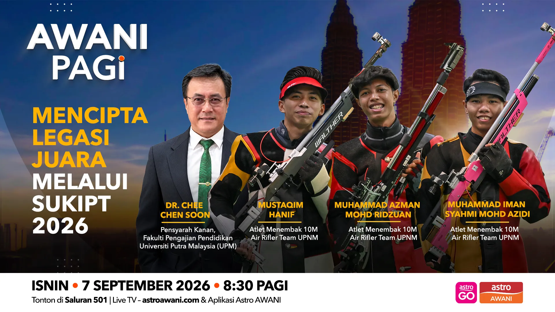 AWANI Pagi : Mencipta Legasi Juara Melalui SUKIPT 2026