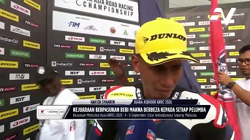 Hafizh Syahrin dedikasi kemenangan di sepang untuk Allahyarham Farres Putra