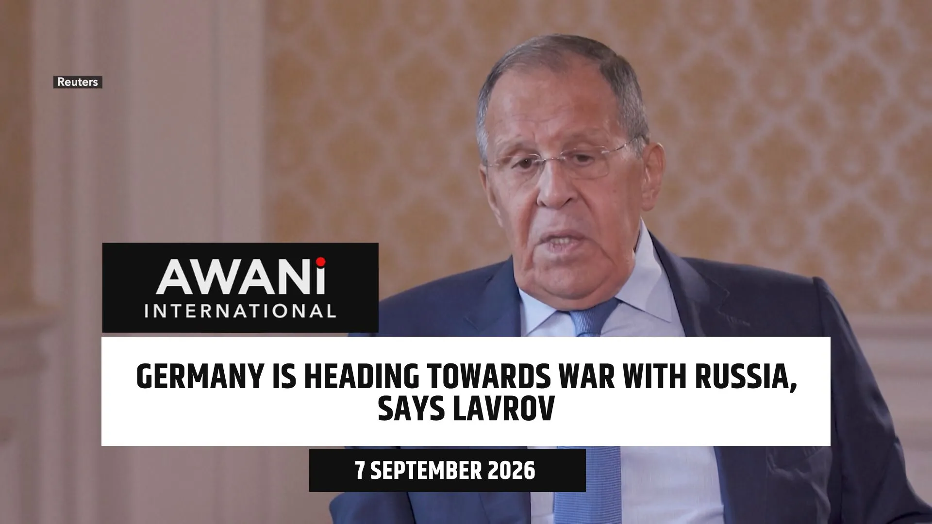 Germany heading towards war with Russia, says Lavrov