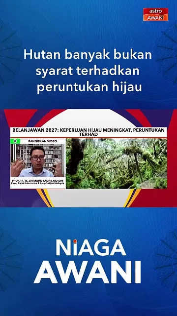 Hutan banyak bukan syarat terhadkan peruntukan hijau