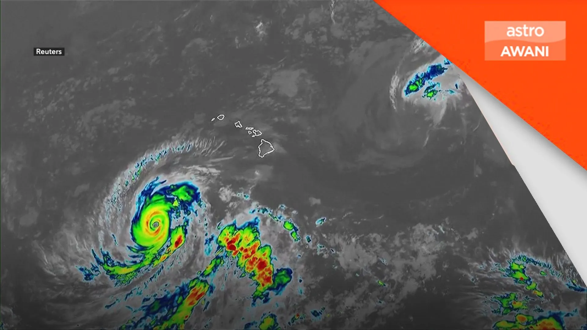 Taufan Lowell ancam Hawaii, hujan lebat diramal