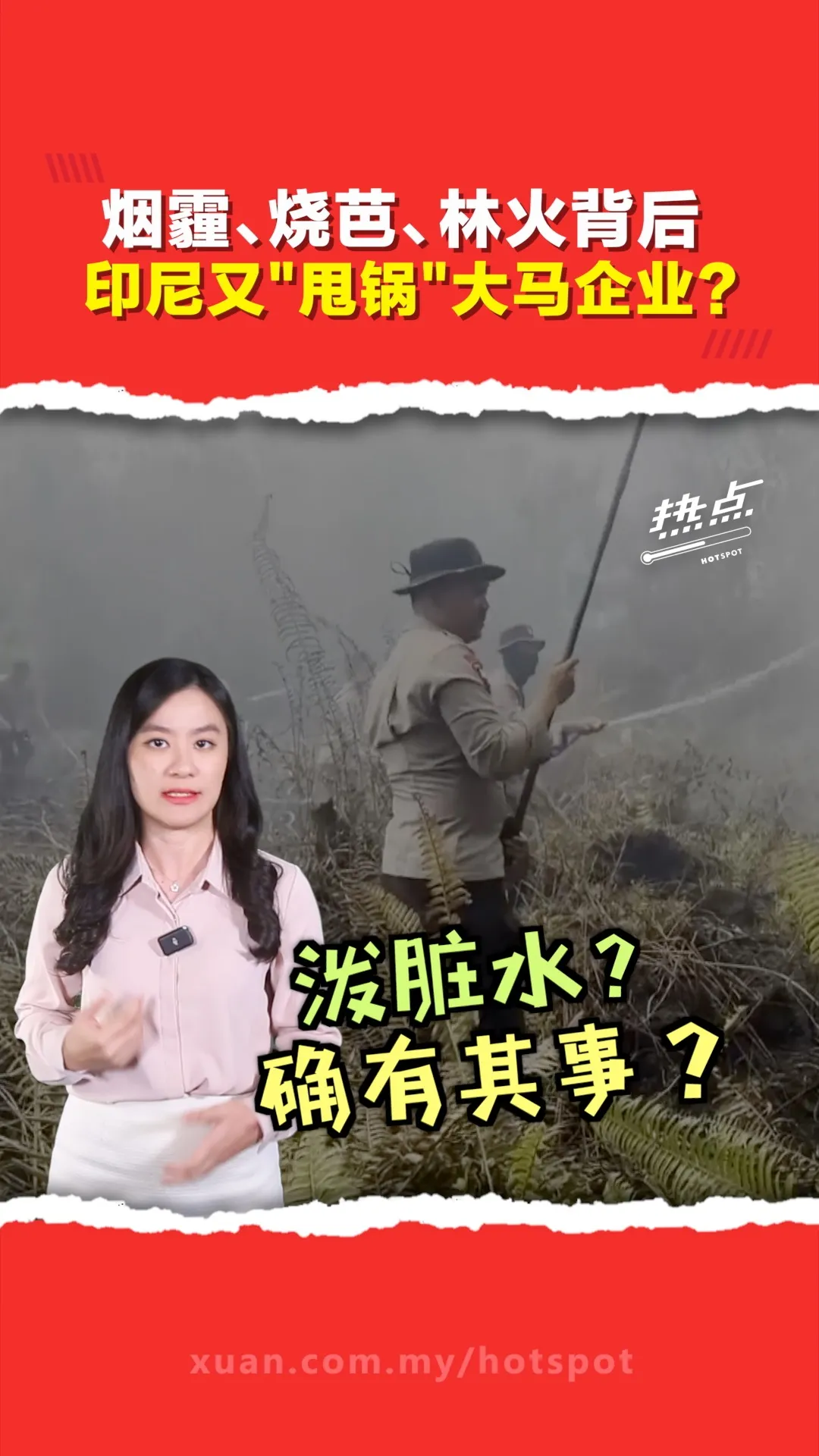 大马企业涉印尼烧芭引发烟霾？ 安华表态：若有证据绝不包庇！