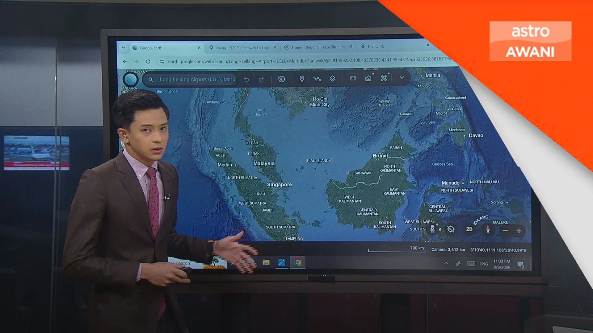 [DATA & STATISTIK] Imbasan lokasi kejadian nahas helikopter di Long Lellang