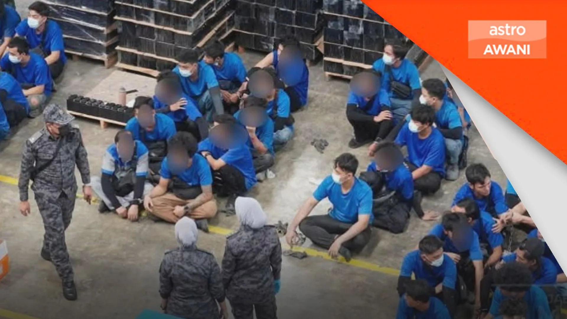 197 pekerja asing ditahan di sekitar Pelabuhan Klang