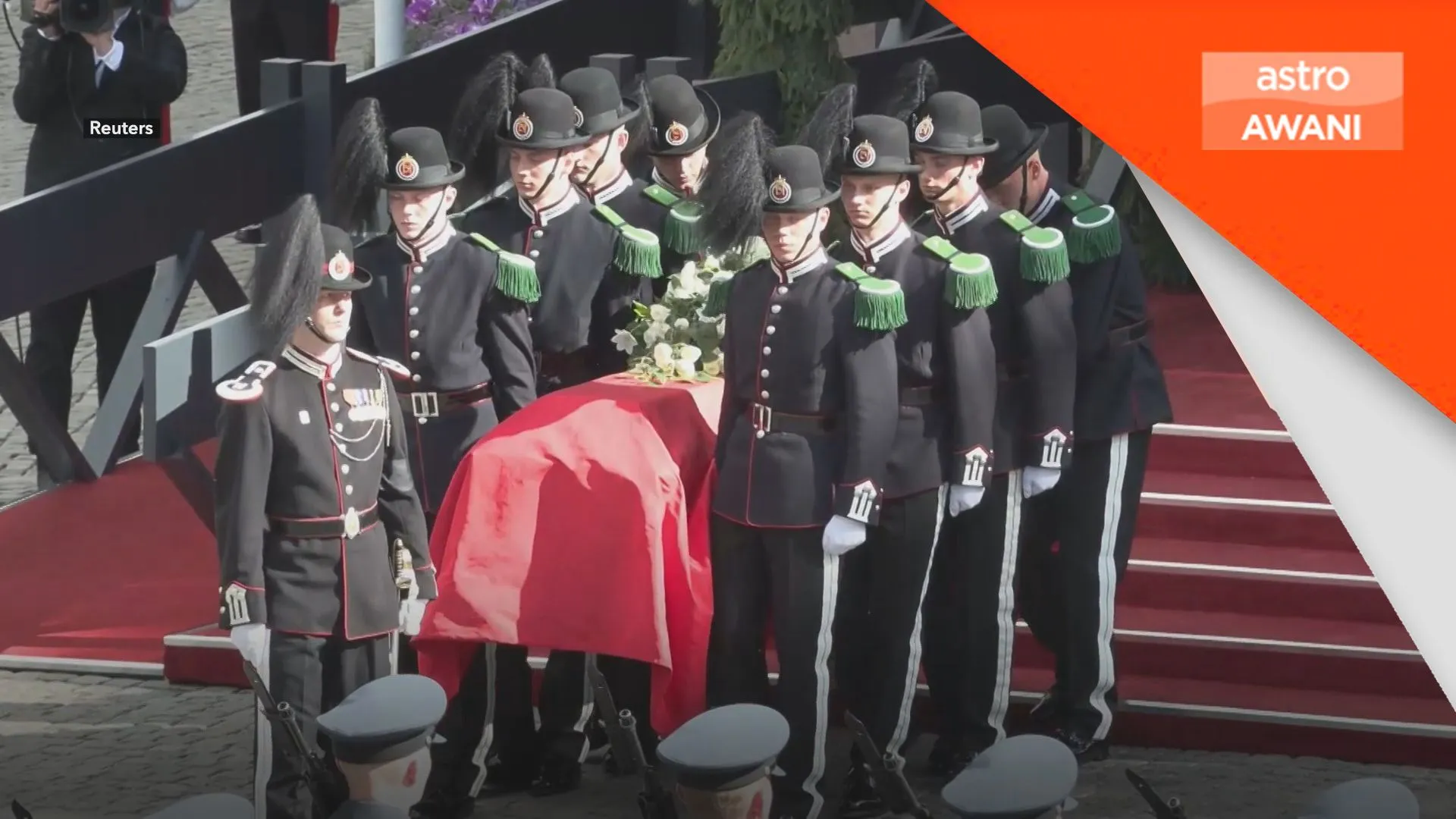 Istiadat pemakaman negara Raja Harald V berlangsung di Oslo