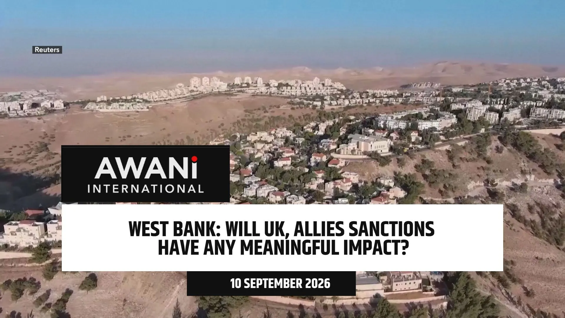 West Bank: Will UK and allies sanctions have any meaningful impact