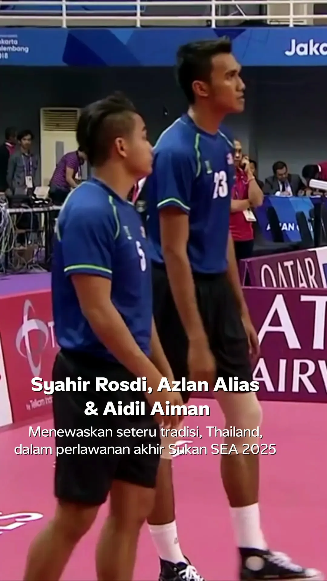 Semangat membara, untukmu Malaysia