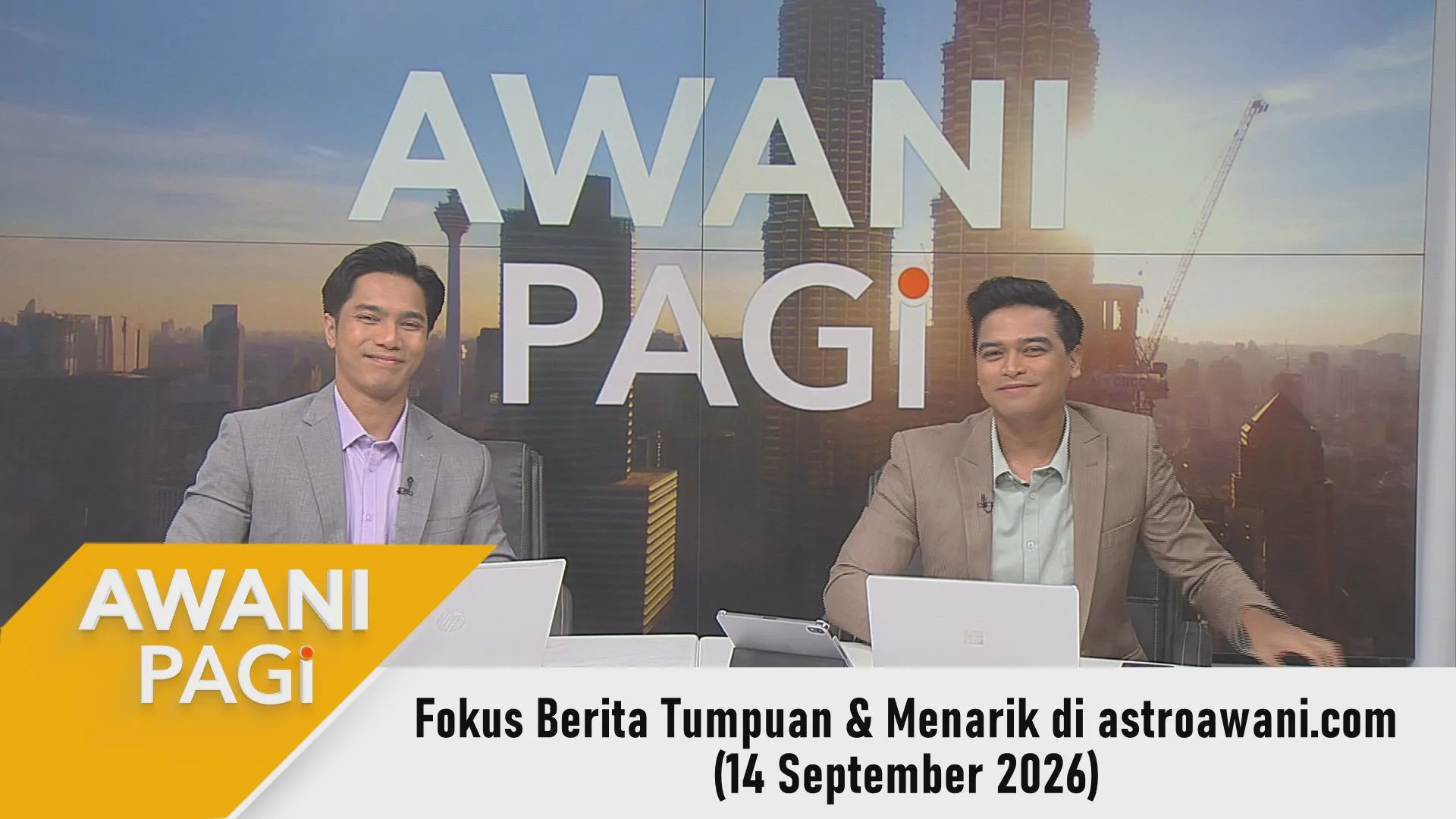AWANI Pagi: Berita tumpuan & menarik di astroawani.com [14 September 2026]
