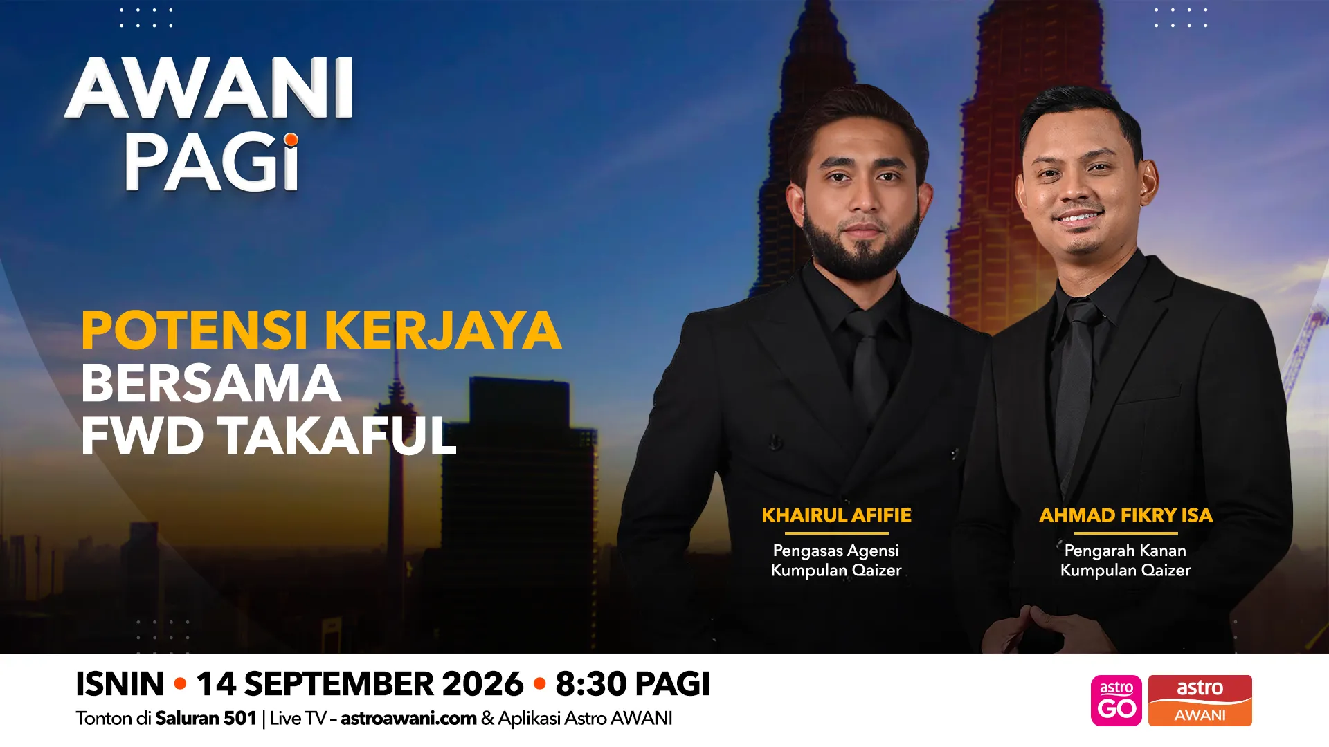 AWANI Pagi: Potensi kerjaya bersama FWD takaful