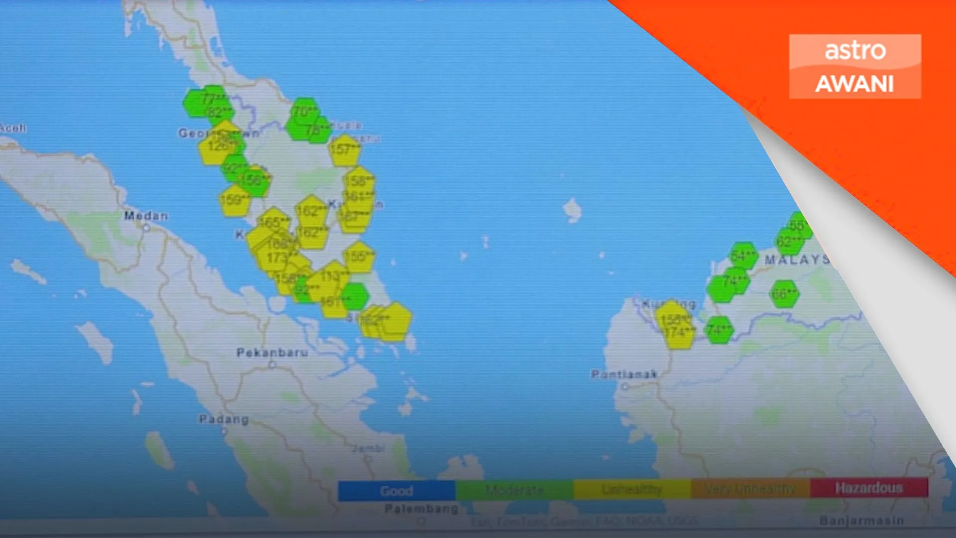 [DATA & STATISTIK] Situasi terikini jerebu di Malaysia