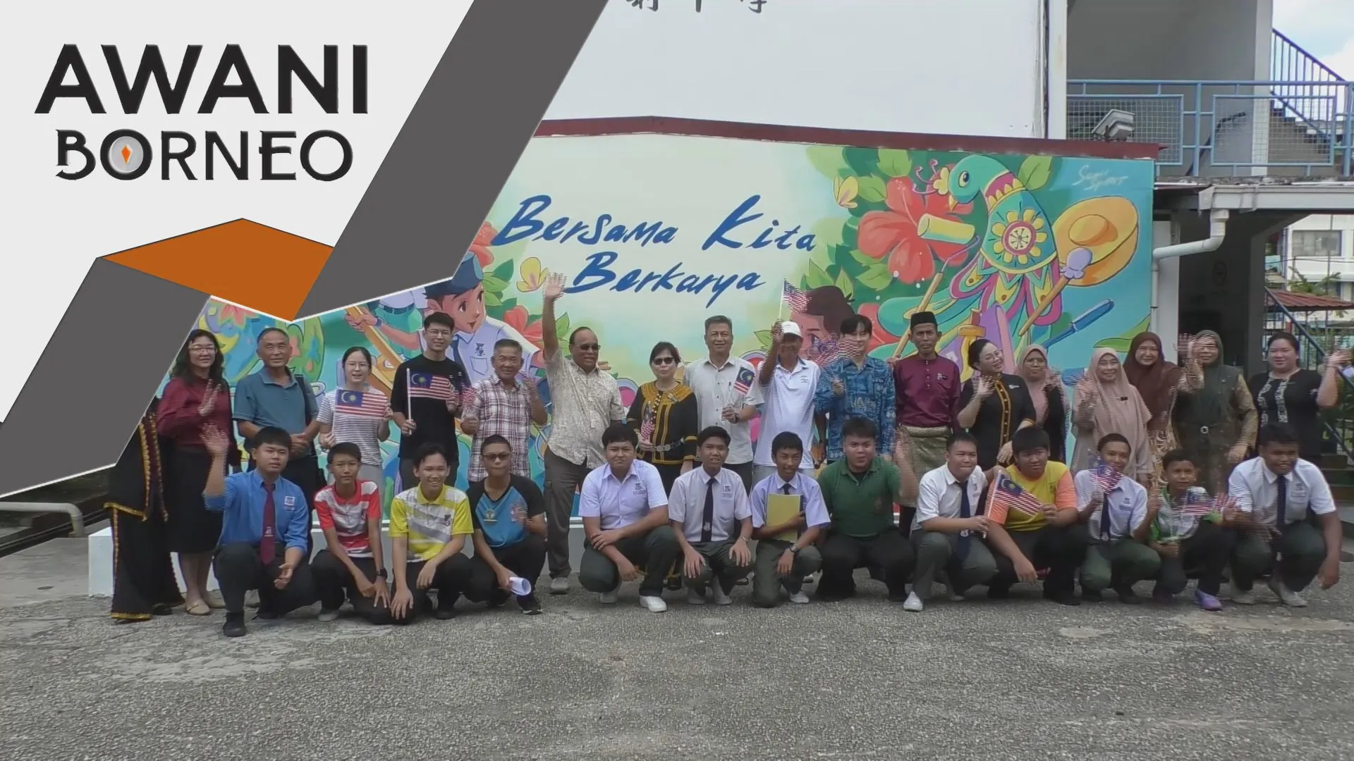 Mural 'Bersama Berkarya' angkat mesej perpaduan dan kepelbagaian