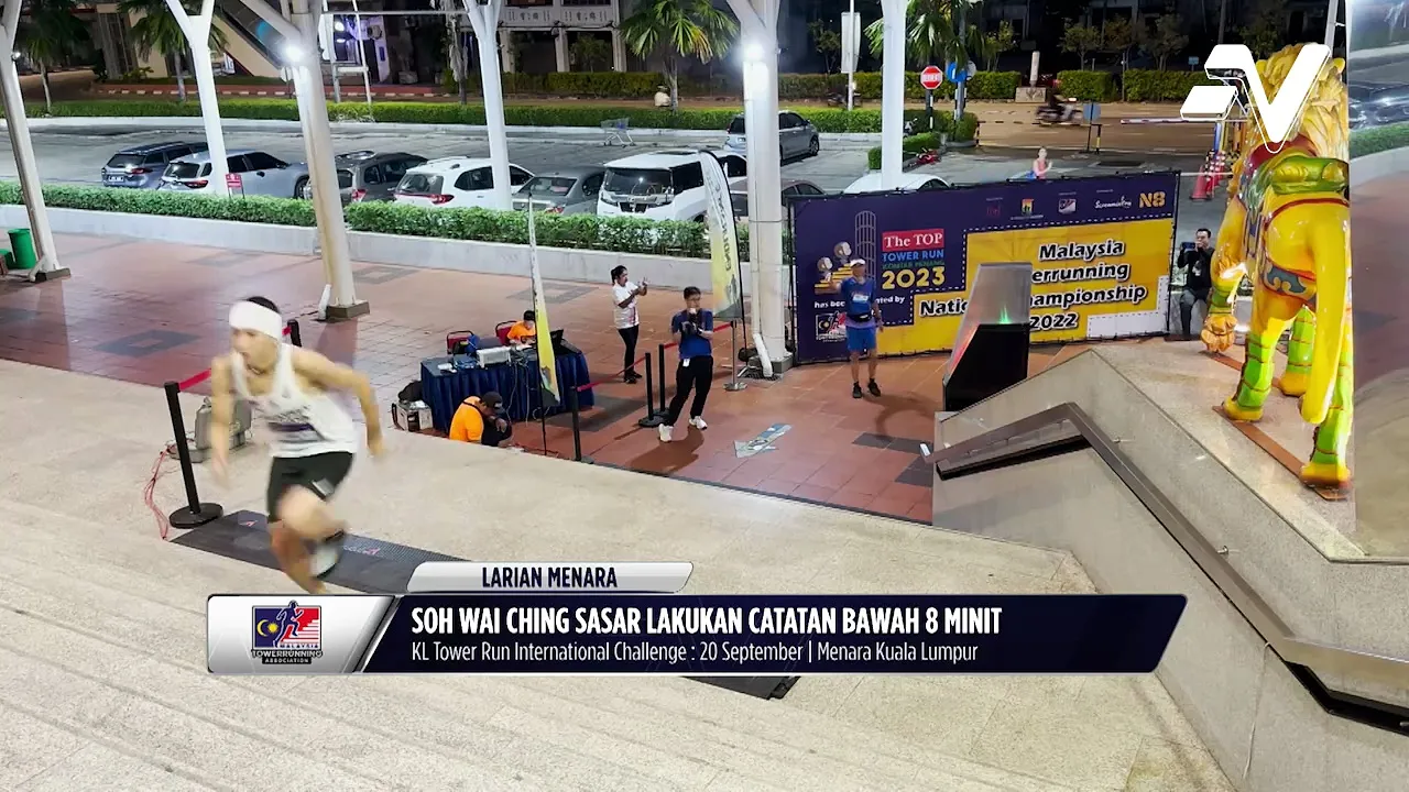 Soh Wai Ching sasarkan bawah 8 minit di Tower Run International Challenge 2026