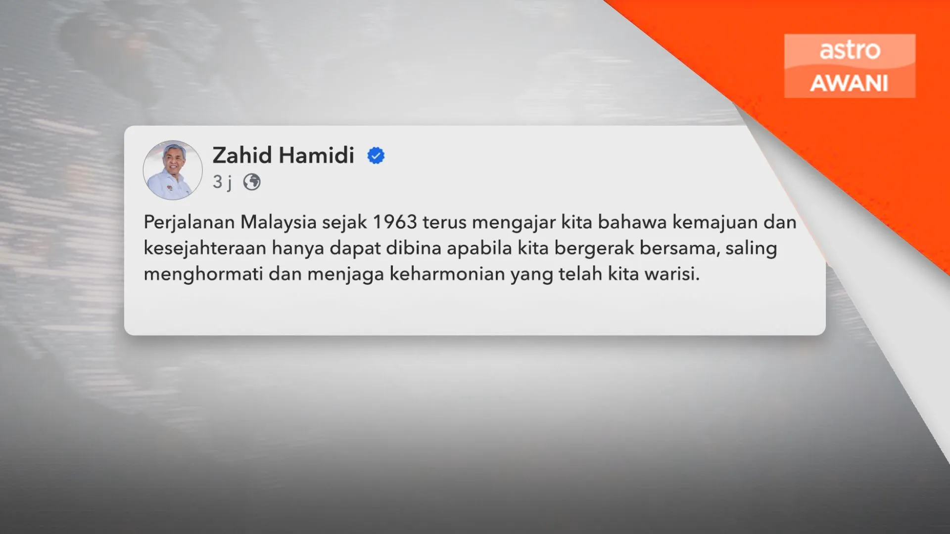 Perbezaan membentuk kekuatan Malaysia – Zahid