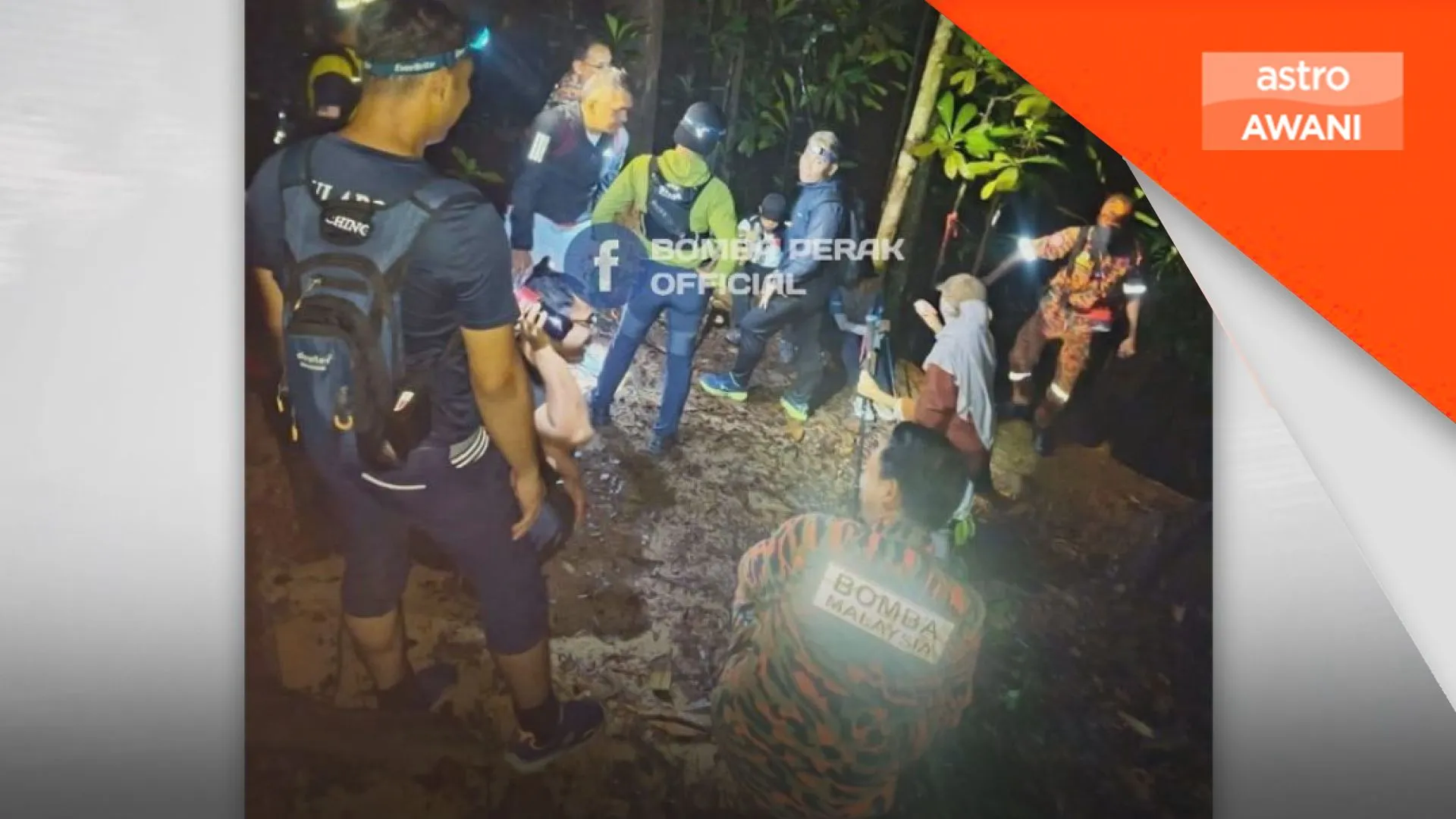 Lima pendaki tersesat di Bukit Larut diselamatkan