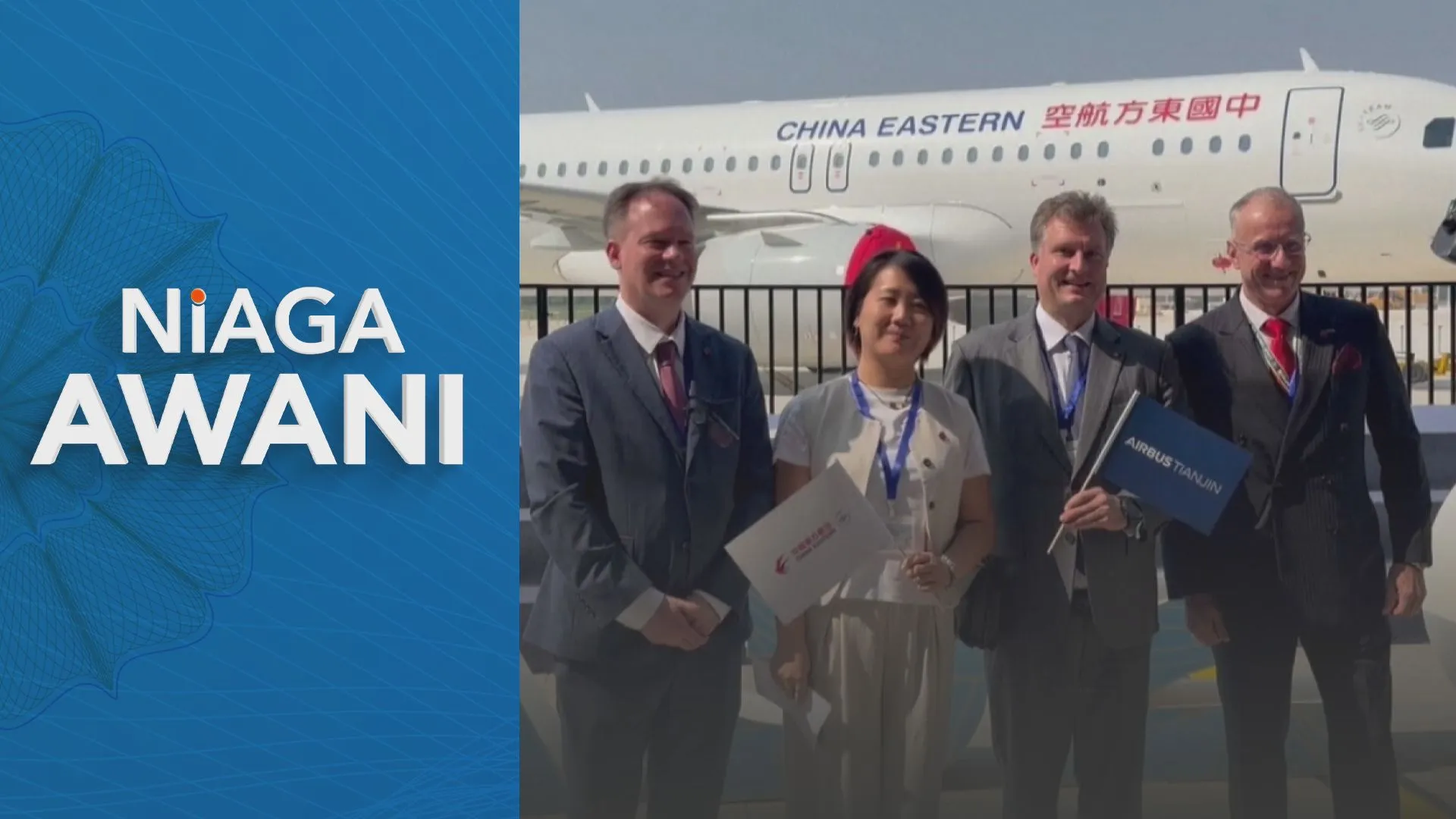 Airbus serah A320 pertama dari fasiliti baharu Tianjin