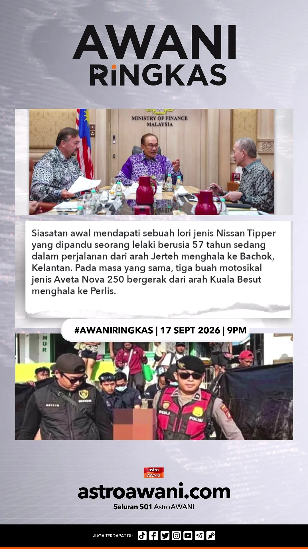 #AWANIRingkas 17 September 2026 | 9PM