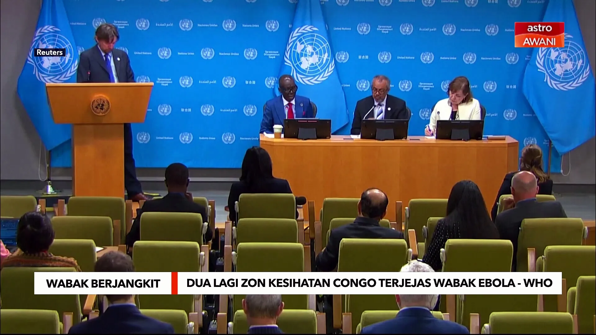 WHO: Dua lagi zon kesihatan Congo terjejas wabak Ebola