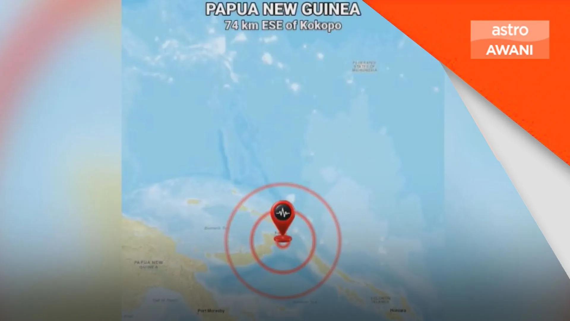 Gempa bumi 5.2 landa Papua New Guinea