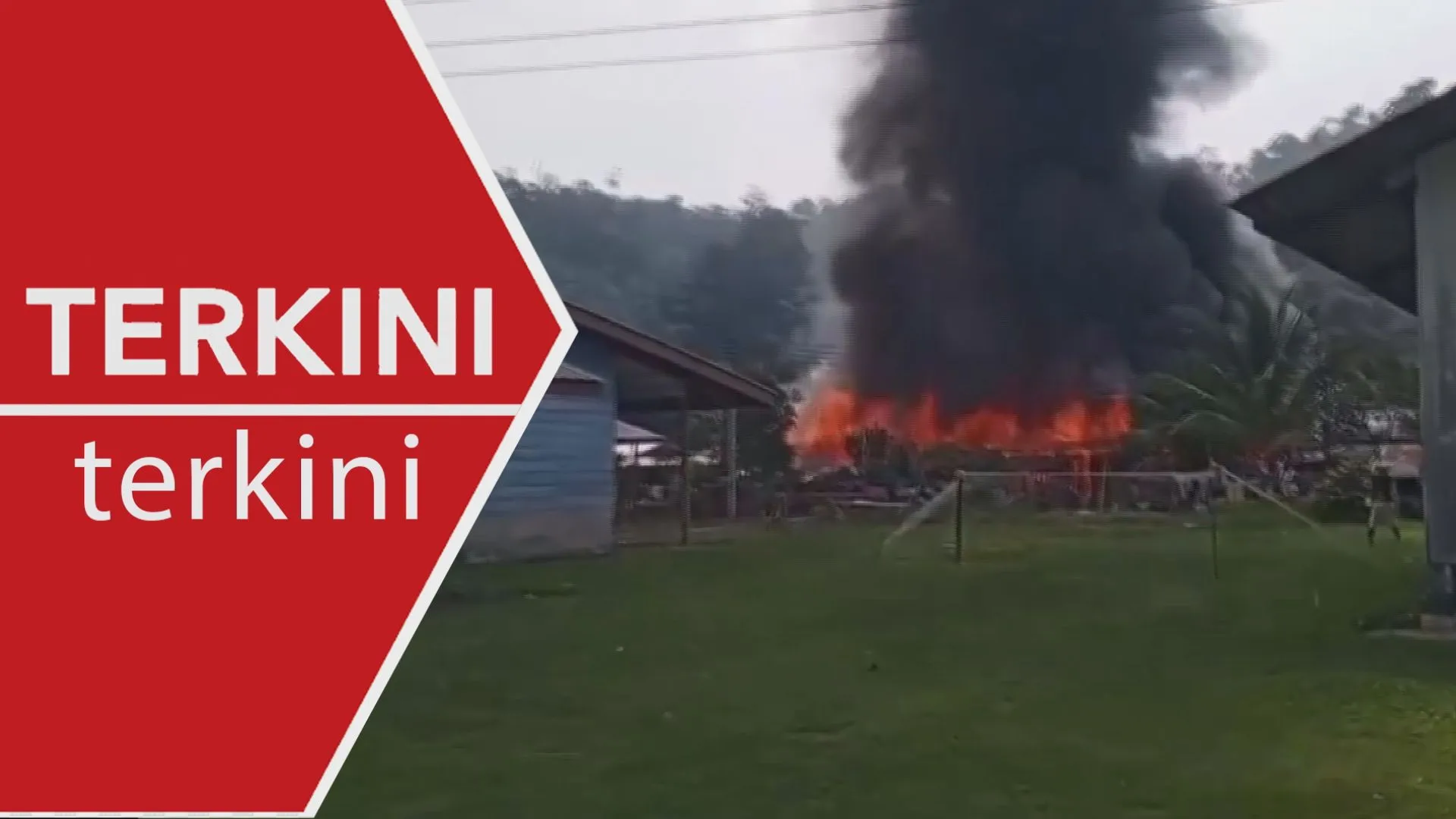 Rumah panjang 10 pintu musnah dijilat api