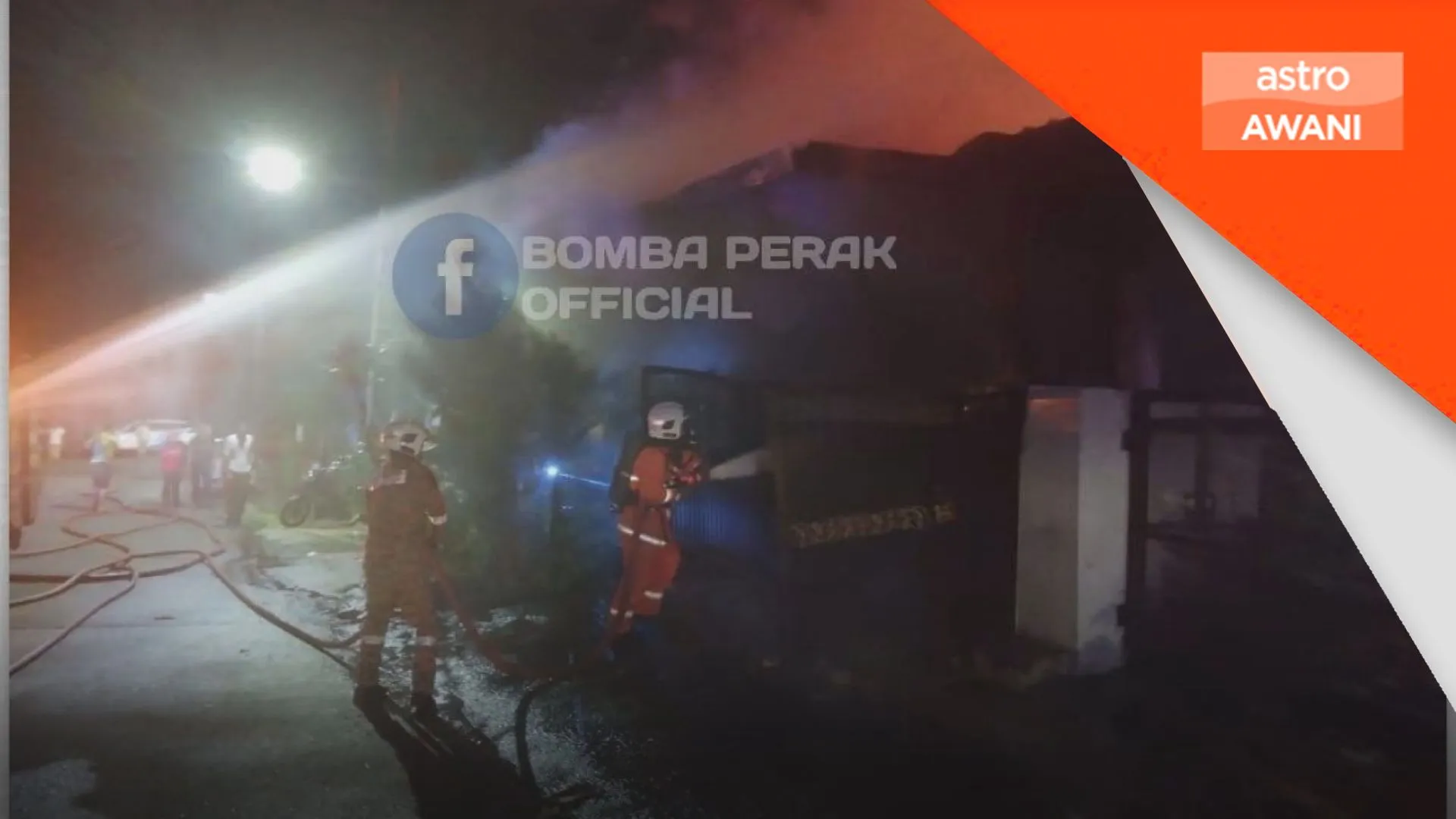 Kebakaran: Tiga sekeluarga maut dalam kebakaran